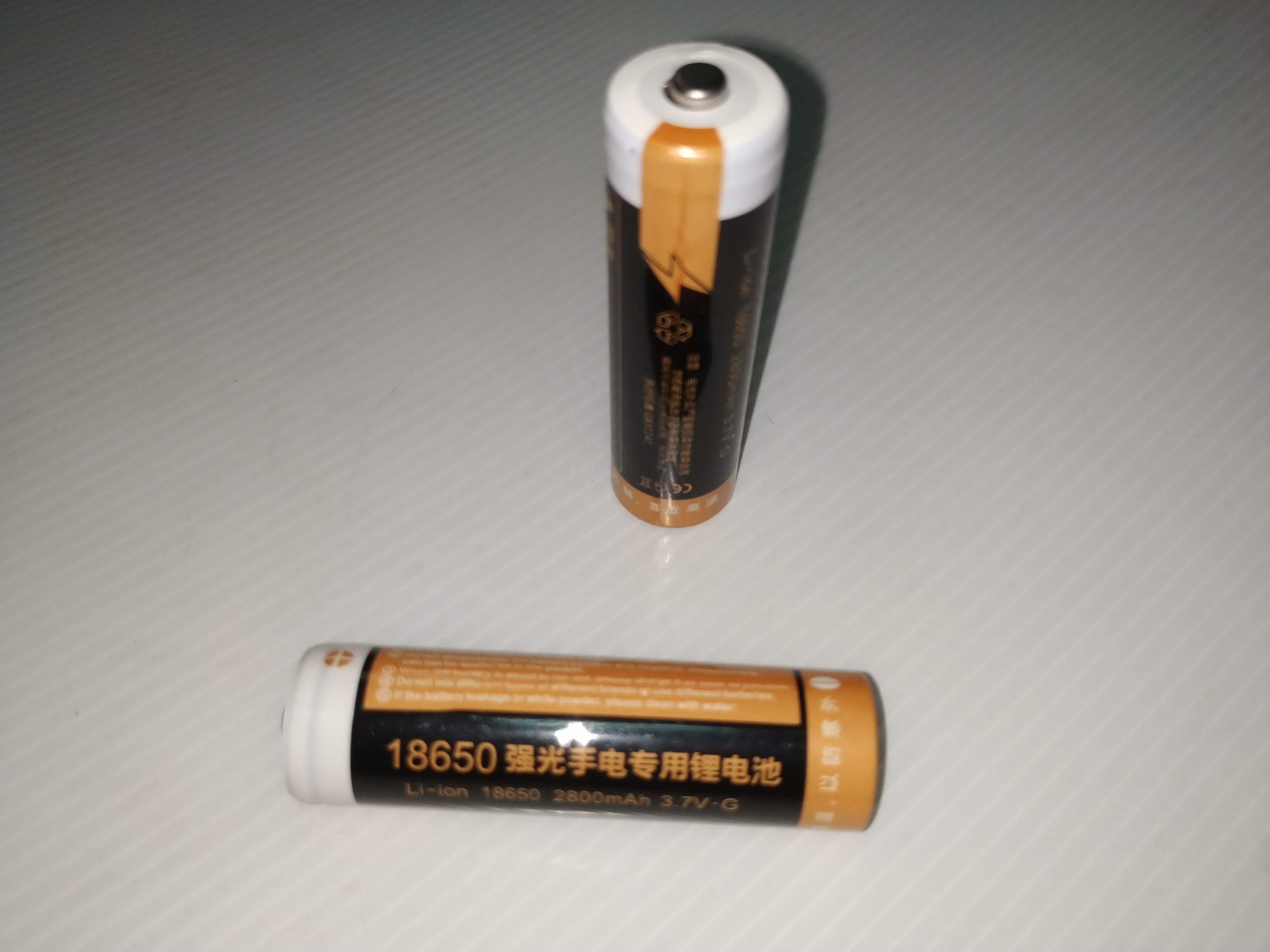 แบตเตอรี่คุณภาพดี Warsun 18650 ขนาดความจุ 2800 Mah
