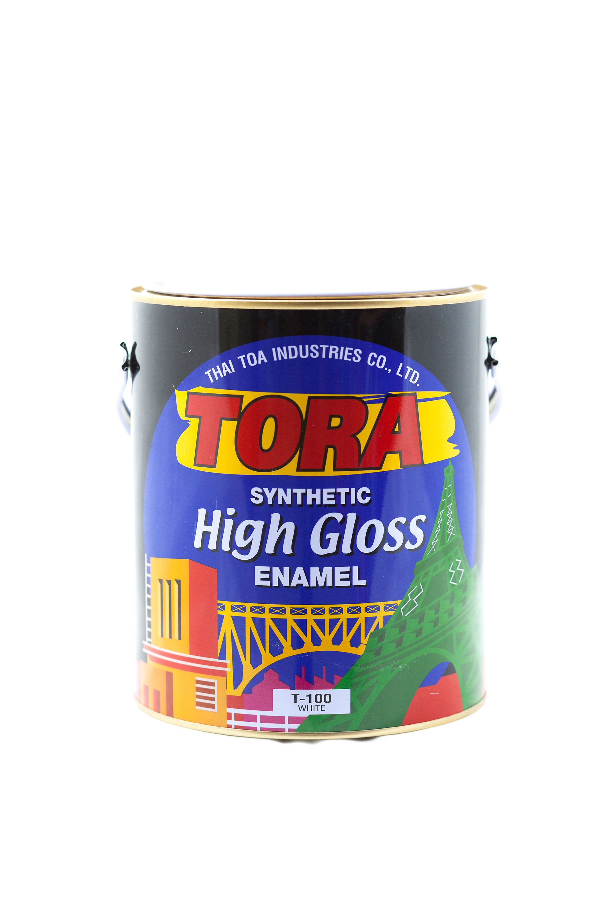 สีเคลือบเงาโตร่า Tora Synthetic High Gloss Enamel