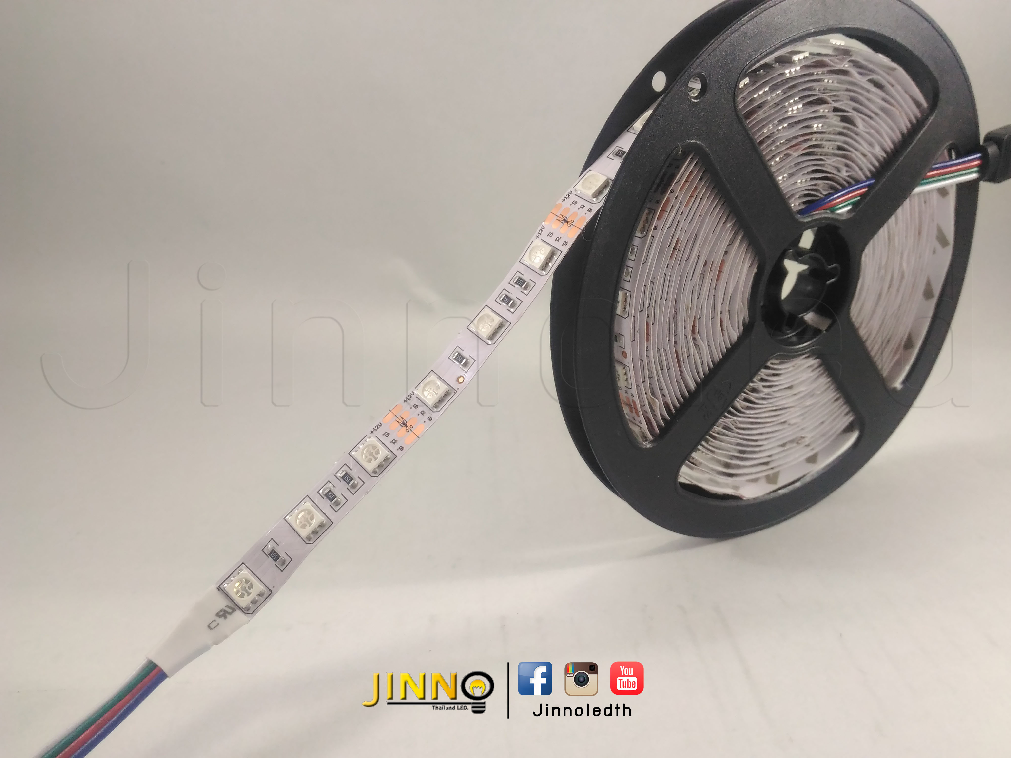 ไฟริบบิ้น 12v รุ่น 5050 IP20 : แบบไม่กันน้ำ