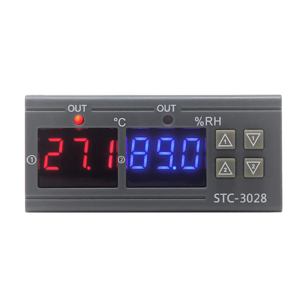 STC-3028 110-220VAC เครื่องควบคุมอุณหภูมิและความชื้น Temperature and Humidity Control Unit