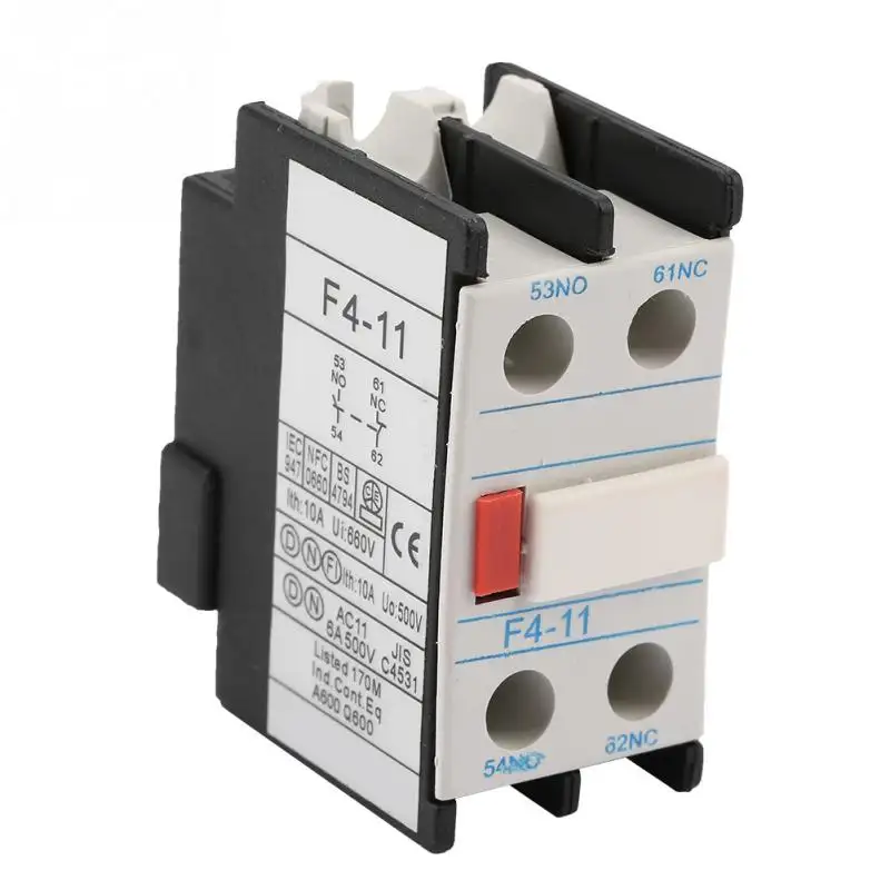 F4-11 Magnetic Contactor Auxiliary Contact คอนแทคเสริม สำหรับแมกเนติกรุ่น CJX2