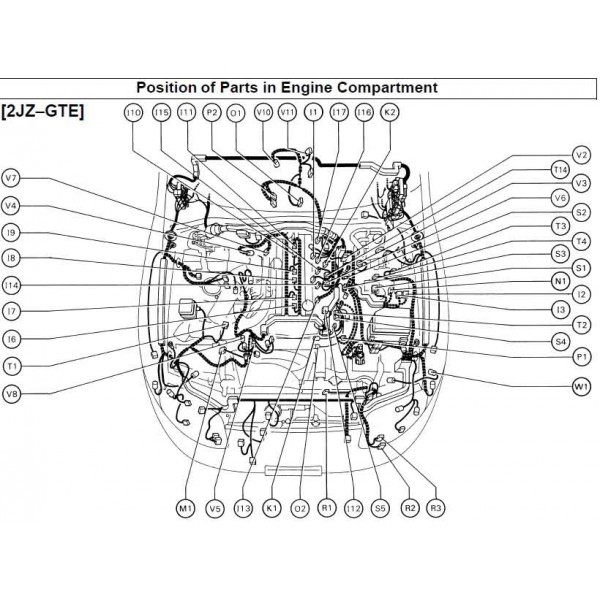 CD WIRING DIAGRAM เครื่องยนต์ 2JZ-GTE, 2JZ-GE SUPRA