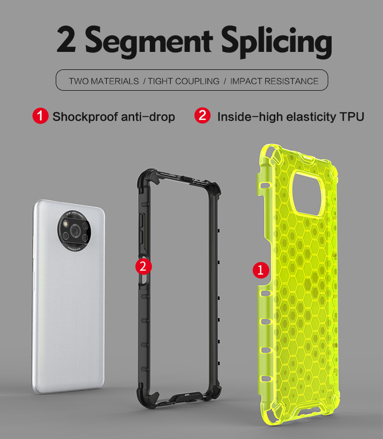เคส POCO X3 NFC แบบรังผึ้งกันกระแทกได้