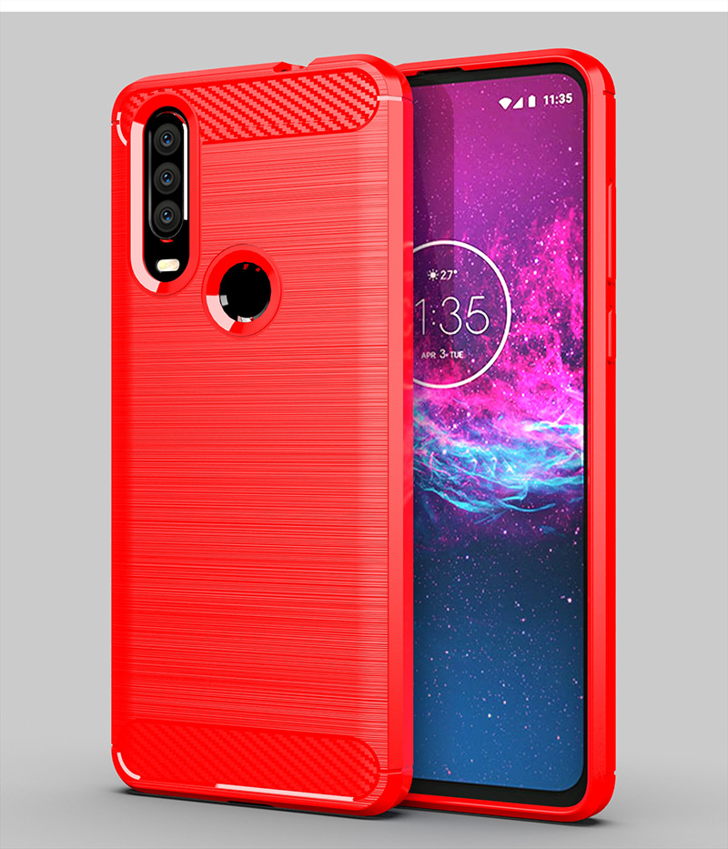 เคส Motorola One Action ผลิตจาก TPU กันกระแทกได้ (VICKIE)