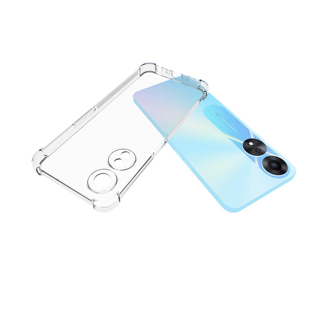 เคส OPPO A78 5G แบบ TPU ใสเสริมขอบและมุมกันกระแทก