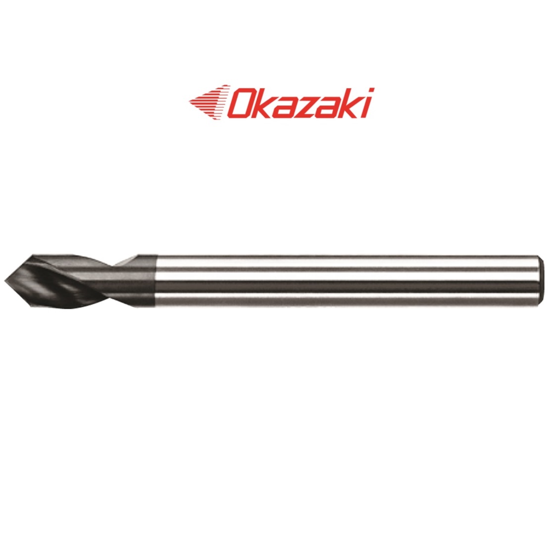 ดอกสว่านคาร์ไบด์เครื่องNC เคลือบ TiAlN - TiAlN Coated Solid Carbide Point Drills for NC Machine SNPDA Series [Brand: Okazaki]