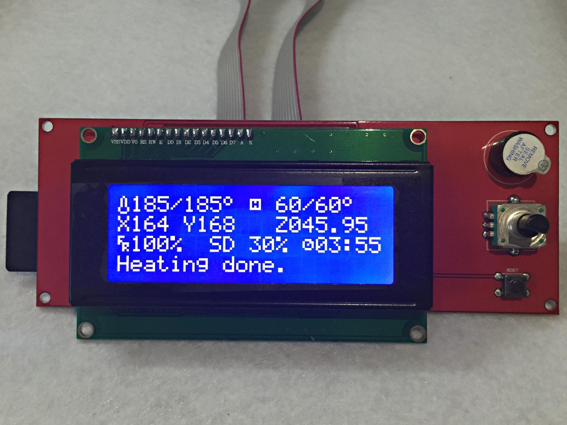 3D Printer Reprap Ramps 1.4 2004 LCD Smart Controller Display Adapter