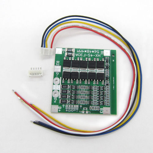 14.8V 16.8V 30A 4S Lithium Li-ion LiPo Polymer Battery BMS PCB System Balance บอร์ดชาร์ท ควบคุม แบตเตอรี่