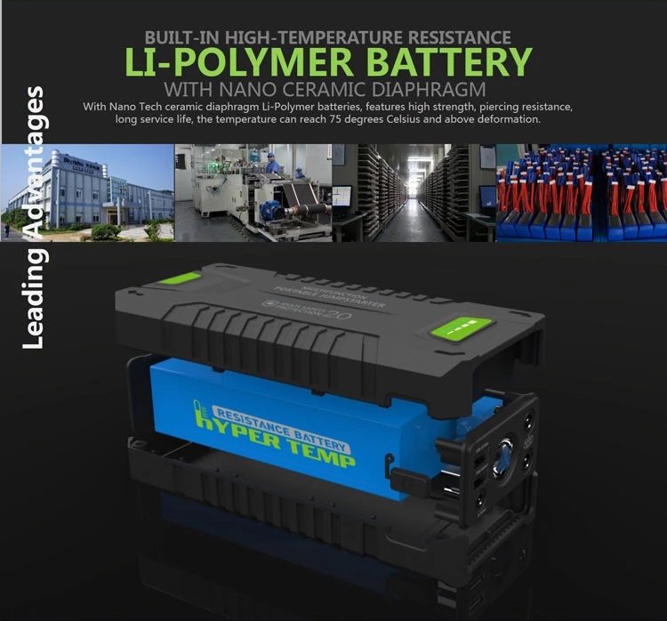 ที่ชาร์จแบตเตอรี่รถยนต์ฉุกเฉินขนาดใหญ่พิเศษ Jump starter คุณภาพสูง S-Base T242 / จั๊มสตาร์ท