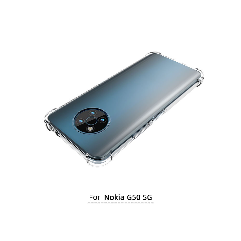 เคส Nokia G50 ใสอ่อนเสริมขอบกันกระแทก