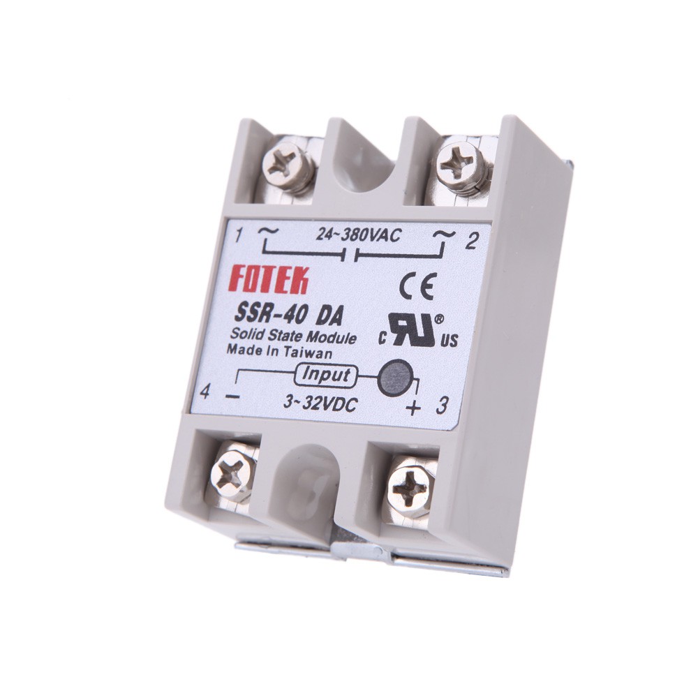 Solid State Relay SSR-40DA 40A รีเลย์แบบไร้หน้าสัมผัส โซลิดสเตตรีเลย์