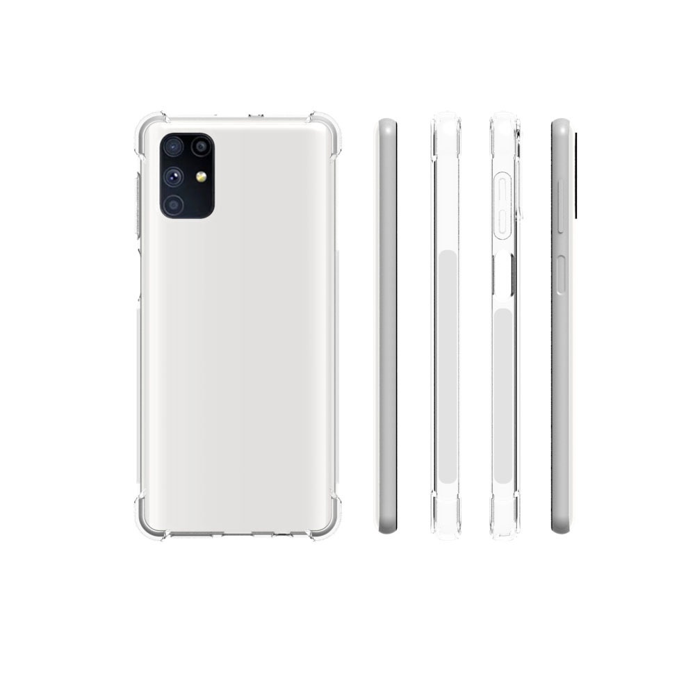เคส Samsung Galaxy M51 แบบ TPU ใสเสริมขอบและมุมกันกระแทก