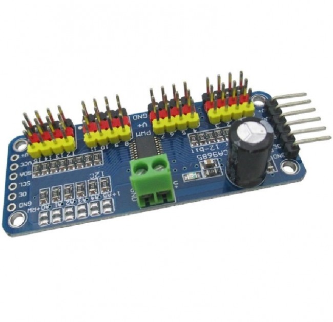 16-Channel 12-bit PWM/Servo Driver - I2C interface - PCA9685