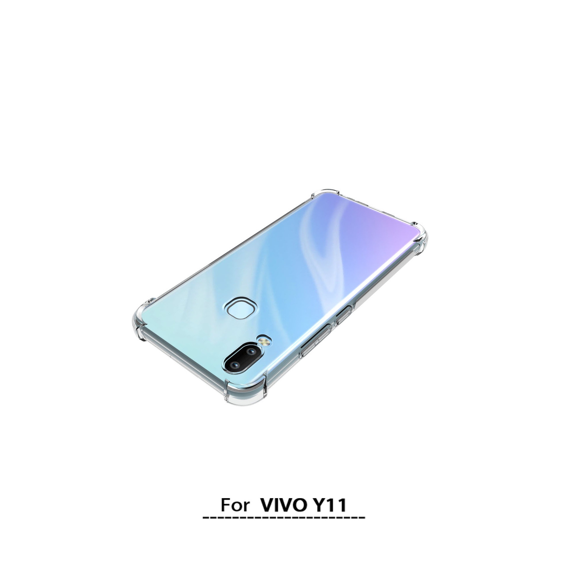 เคส Vivo Y11 ใสเสริมขอบและมุมกันกระแทก