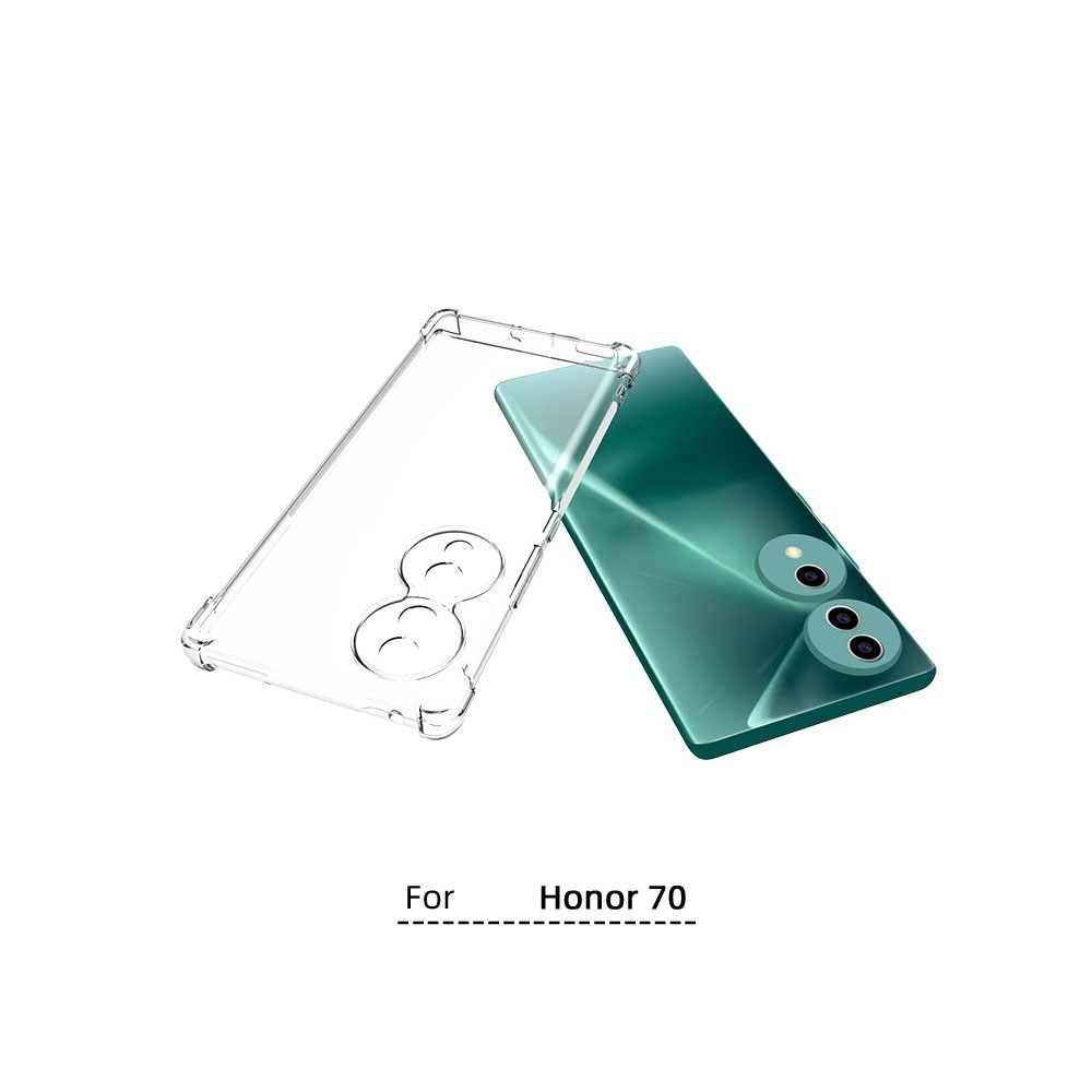 เคส Honor 70 แบบ TPU ใสเสริมขอบและมุมกันกระแทก