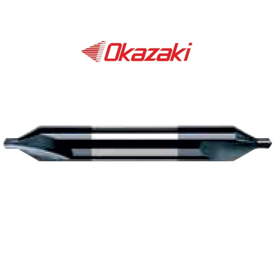 OKAZAKI ดอกสว่านนำศูนย์คาร์ไบด์เคลือบTiAlN CDAA - TiAlN Coated Solid Carbide Center Drills (OK-Coated) CDAA Series