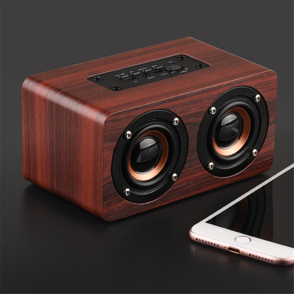 ลำโพงบลูทูธ ขนาดเล็ก ผลิตภัณฑ์จากไม้ w-speaker