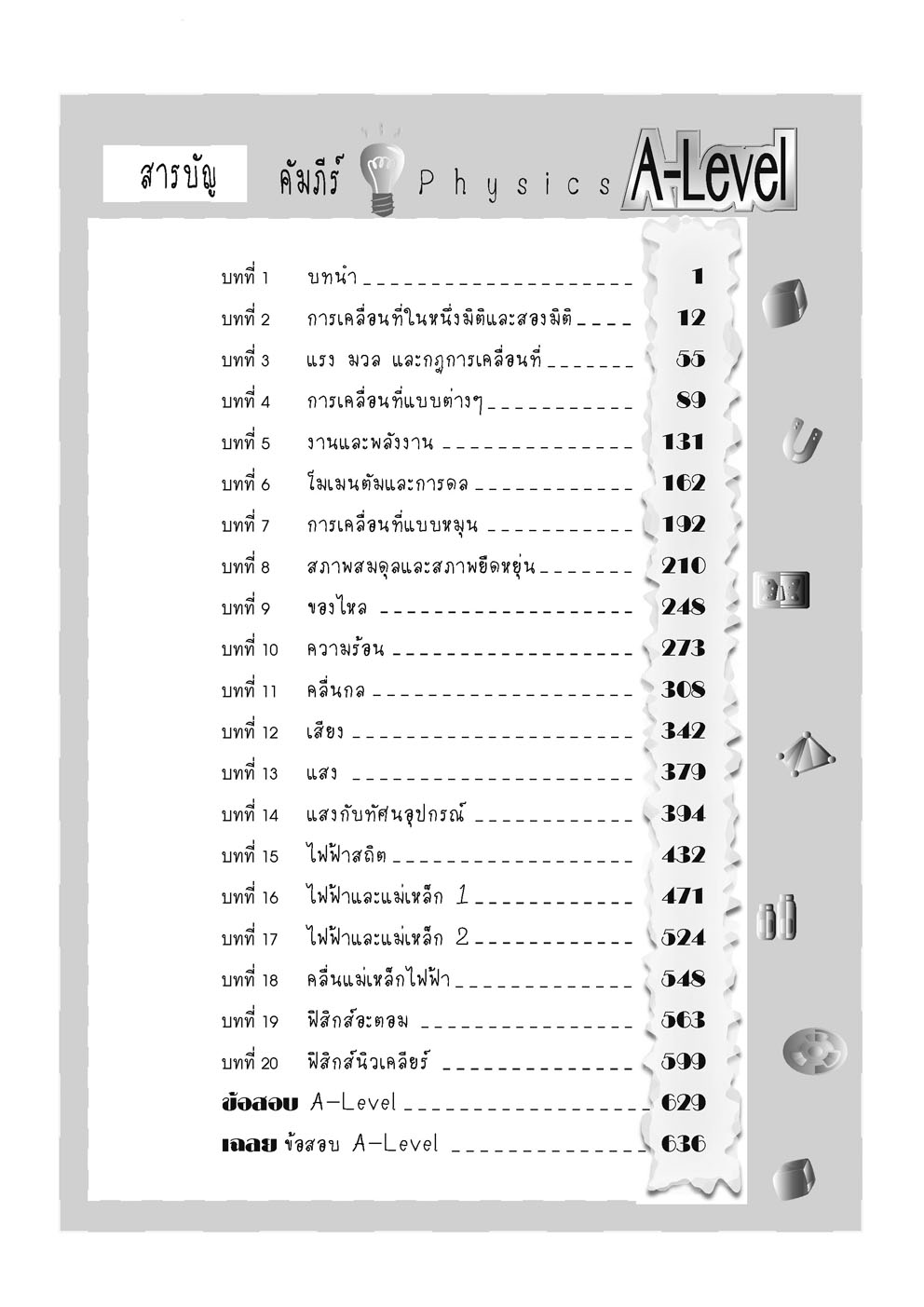 คัมภีร์ ฟิสิกส์ ม. 4-5-6 A-Level (ปรับปรุงเพิ่มข้อสอบ A-Level)