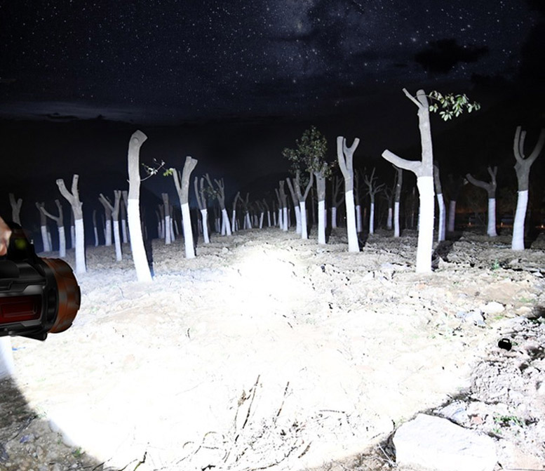 ไฟฉายสะพายแรงสูง พร้อมตัวปั่นไฟฟ้าในตัว Warsun 886B