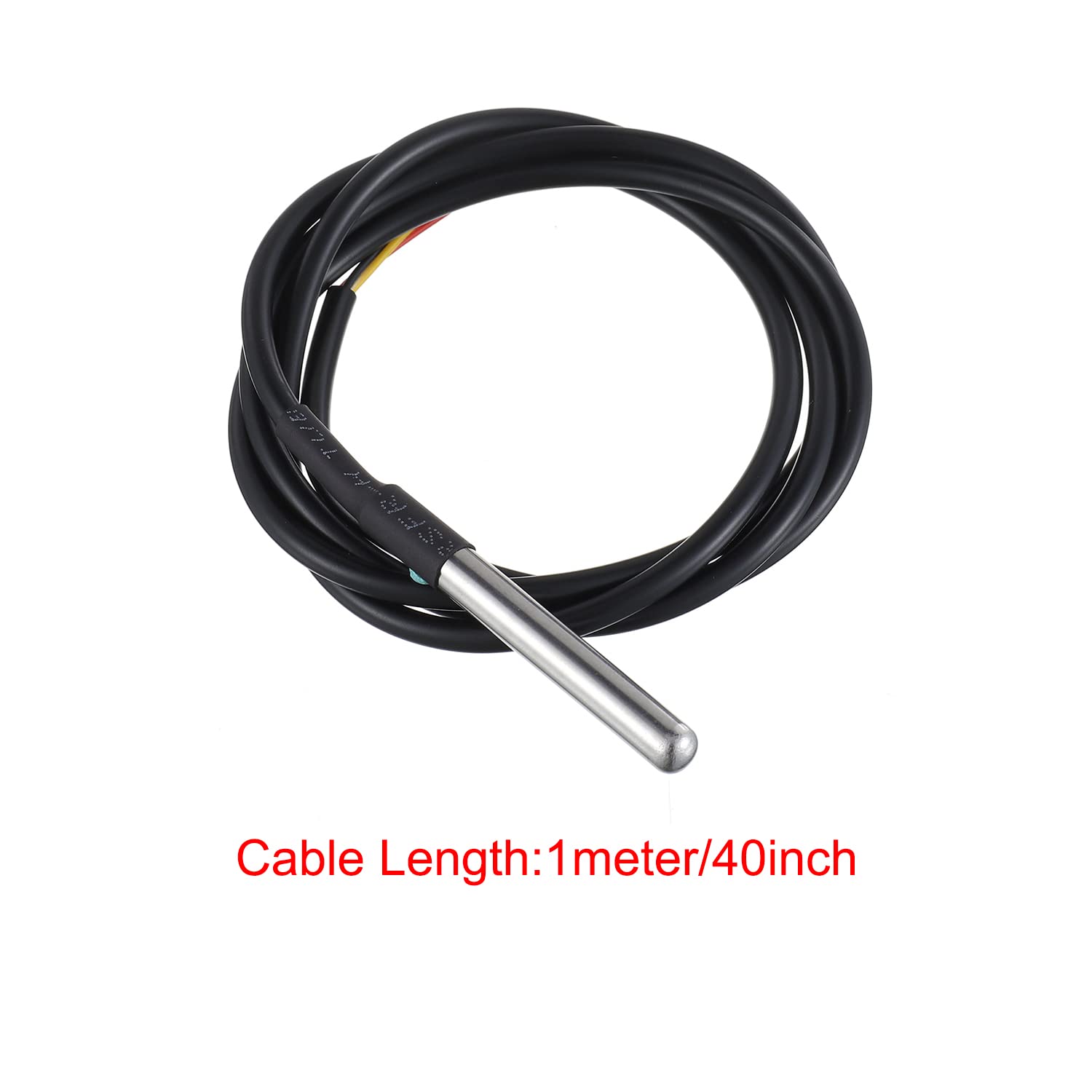 DS18B20 Waterproof Digital Temperature Sensor with Adapter Baord วัดอุณหภูมิกันน้ำ พร้อมบอร์ด Adapter