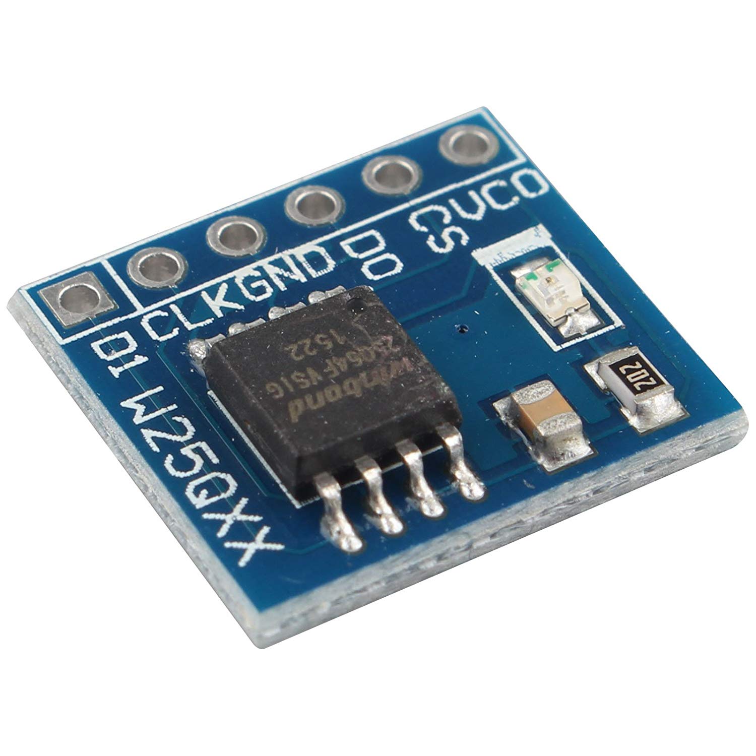 W25Q64 64Mbit 8MByte SPI Flash Storage Module โมดูลหน่วยความจำความจุ 8MB