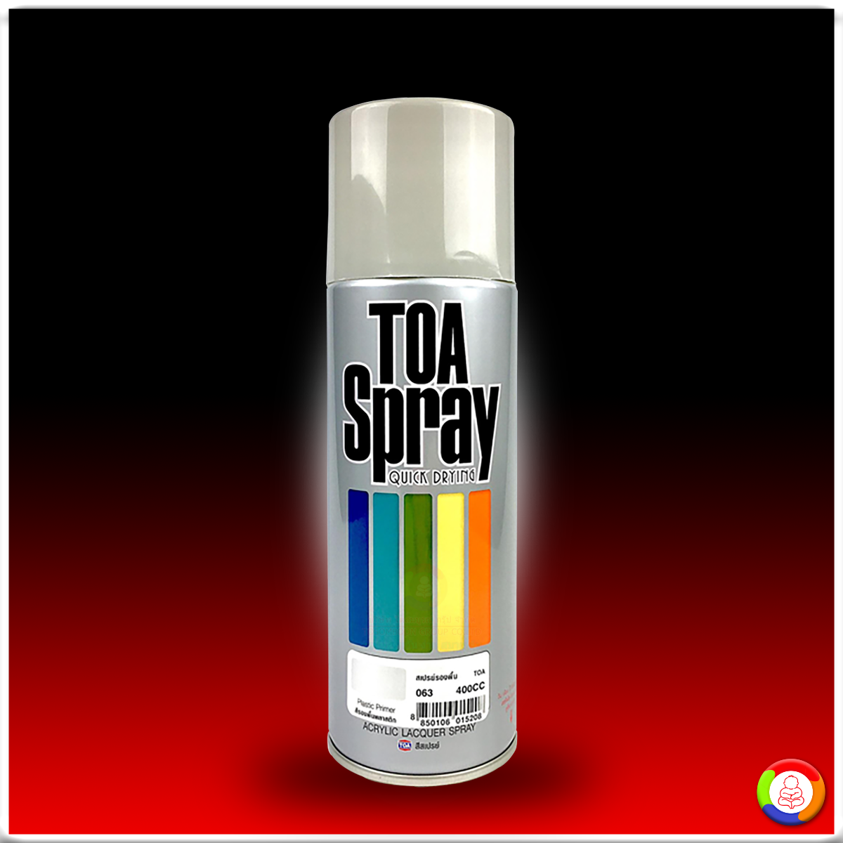 Toa Plastic Primer Spray No.63 ทีโอเอ สเปรย์รองพื้นพลาสติก เบอร์ 63