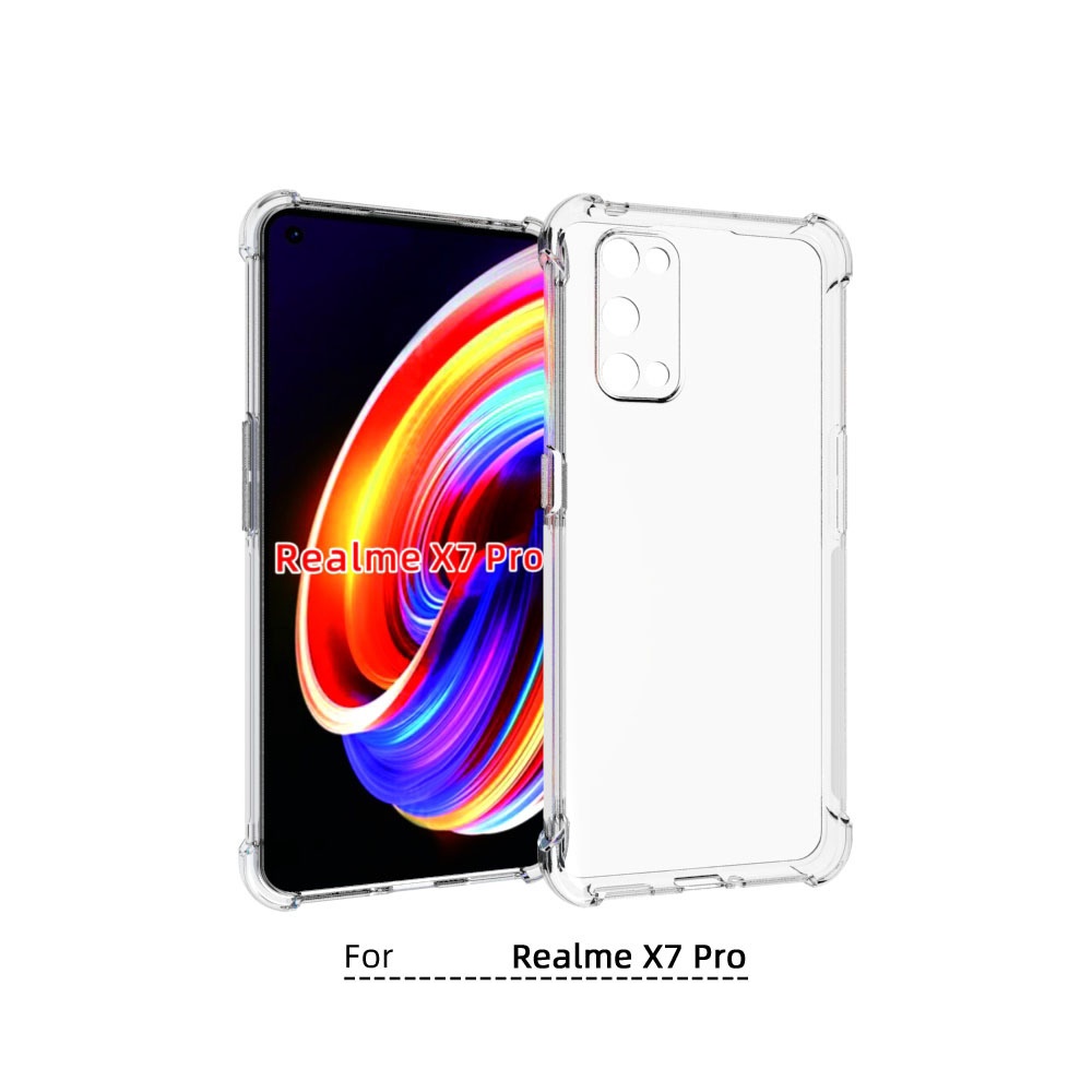 เคส Realme X7 Pro ใสเสริมขอบและมุมกันกระแทก