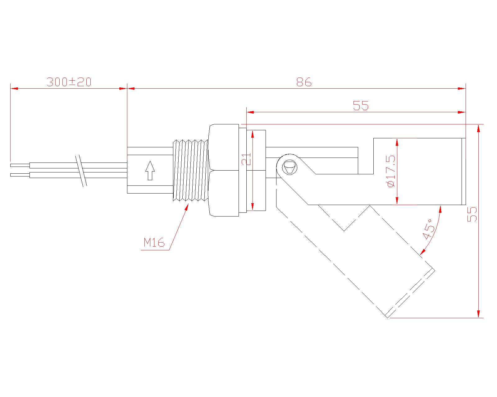 YZ-1 Water Level Horizontal Float Switch สวิทช์ ลูกลอย