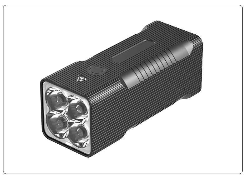 ไฟฉายจับถือ ขนาดกลาง Natfire BT60 P50 LED battery 10400 mah 7500K