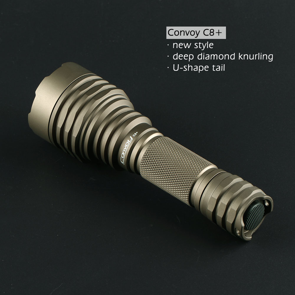 ไฟฉายพกพาคุณภาพสูง Convoy Sand C8