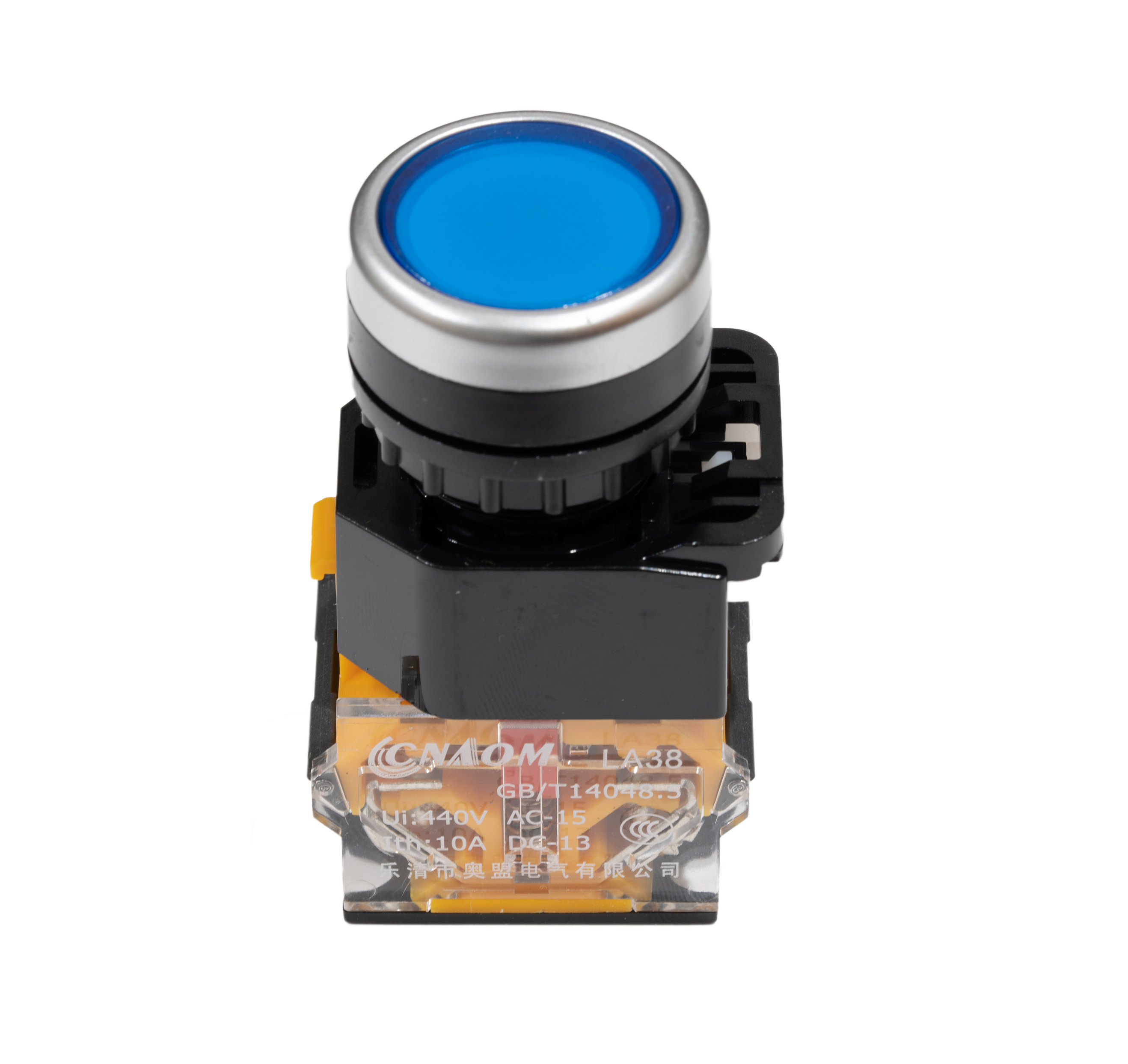 LA38-11 สวิตซ์ ปุ่มกด ตู้คอนโทรล กดติด-ปล่อยดับ Push Button 22mm