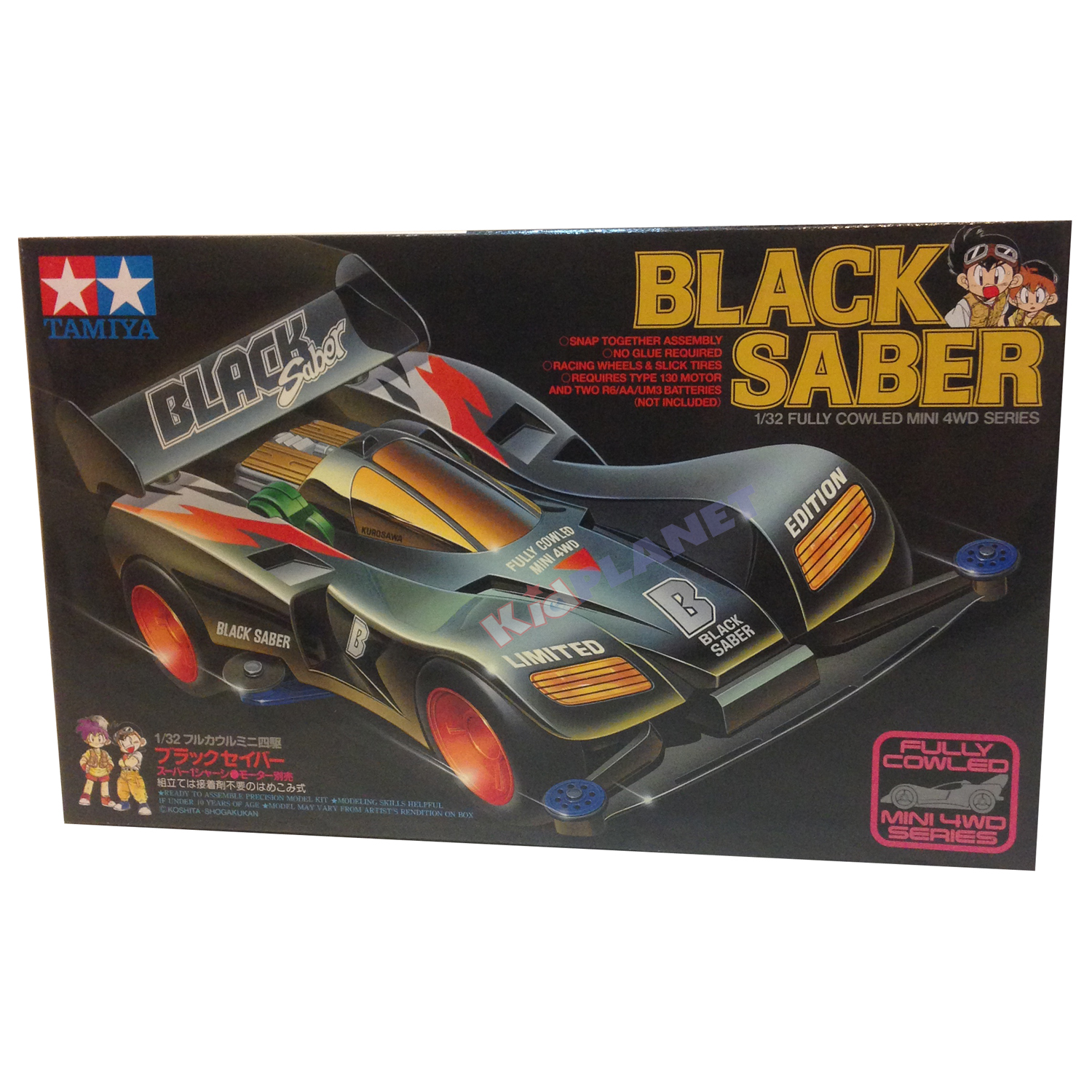 18515 Mini 4 WD Black Saber