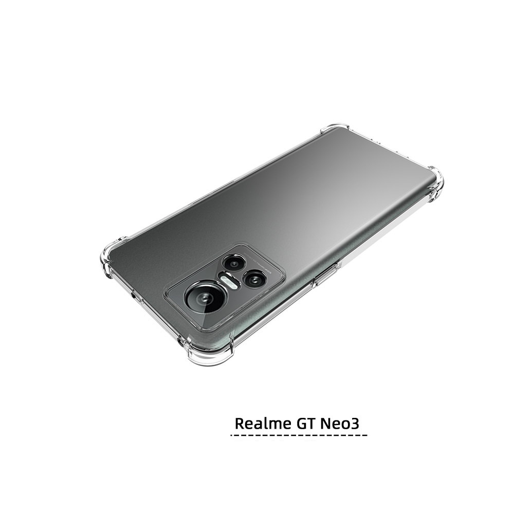 เคส realme GT NEO 3 แบบ TPU ใสเสริมขอบและมุมกันกระแทก