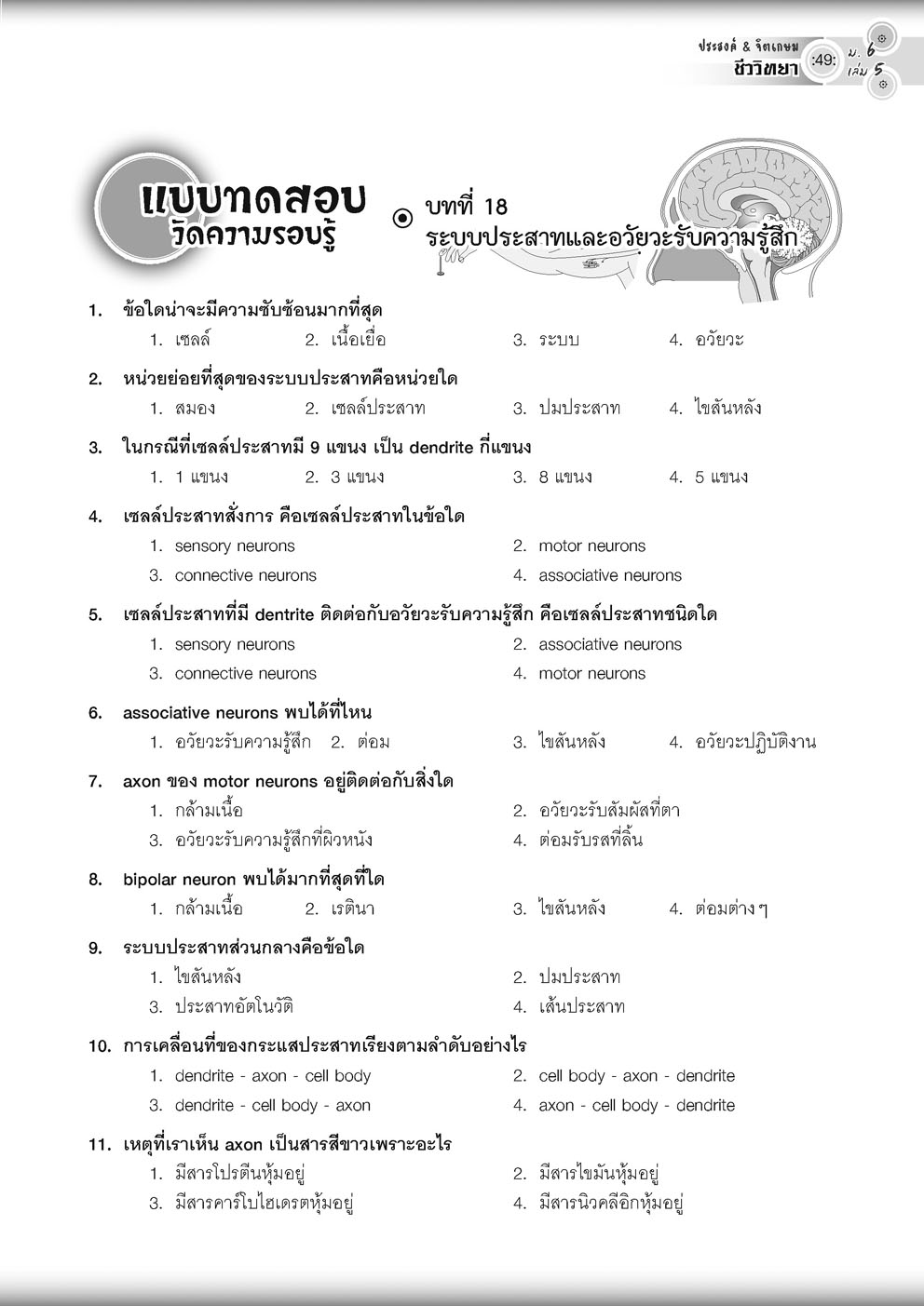 คู่มือ ชีววิทยา เพิ่มเติม ม. 6 เล่ม 5 (หลักสูตรใหม่) โดย พ.ศ.พัฒนา