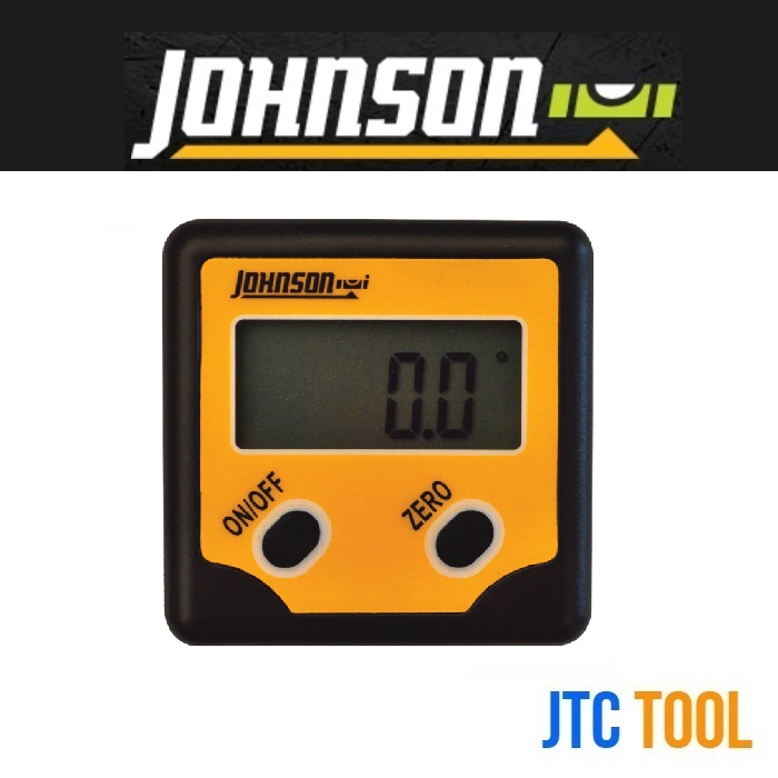 ระดับน้ำดิจิตอลฐานแม่เหล็ก - Professional Magnetic Digital Angle Locator 2 Button No.1886-0100 [Brand: Johnson]