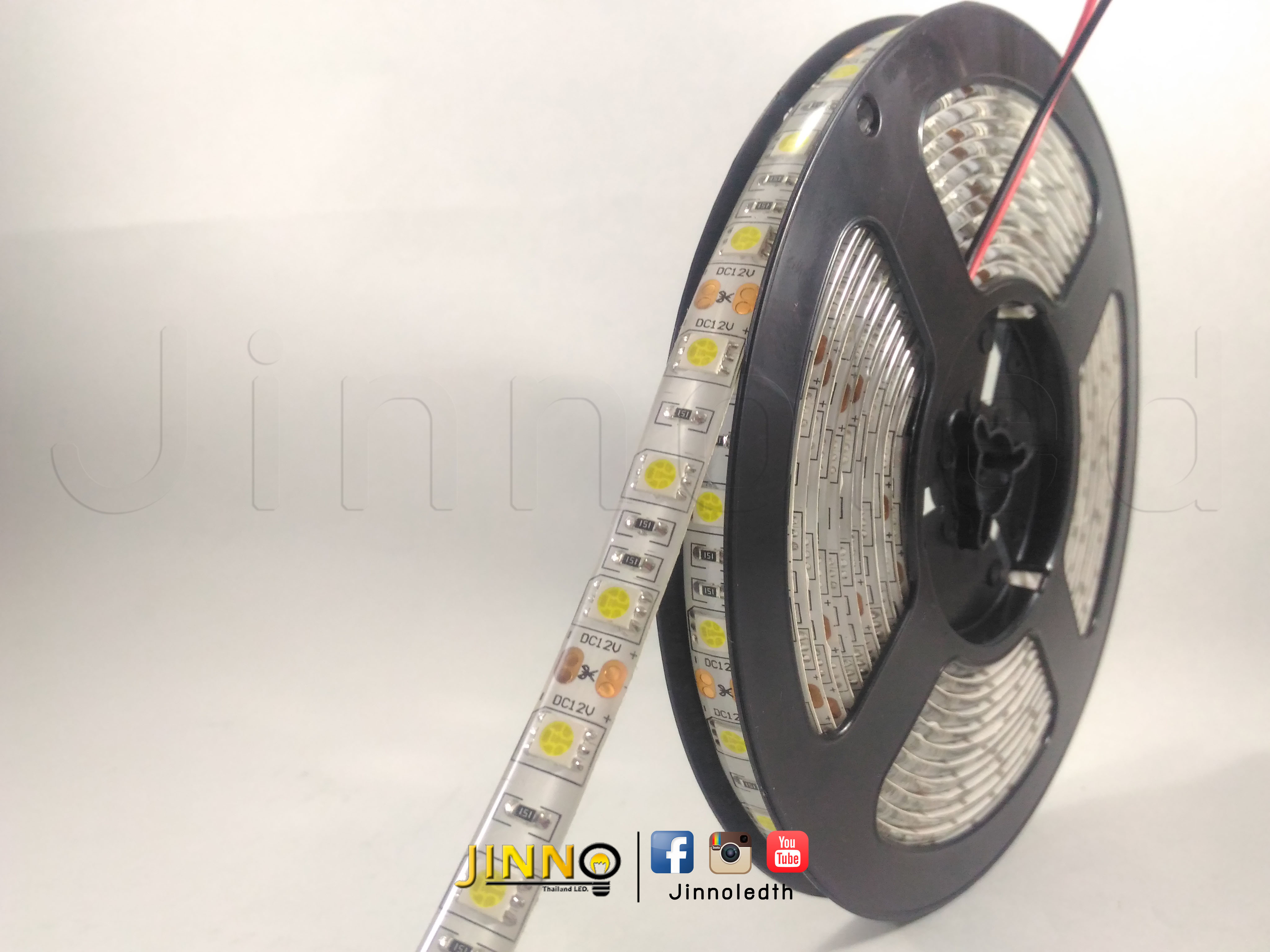ไฟริบบิ้น 12v รุ่น 5050 IP65 : แบบกันน้ำ