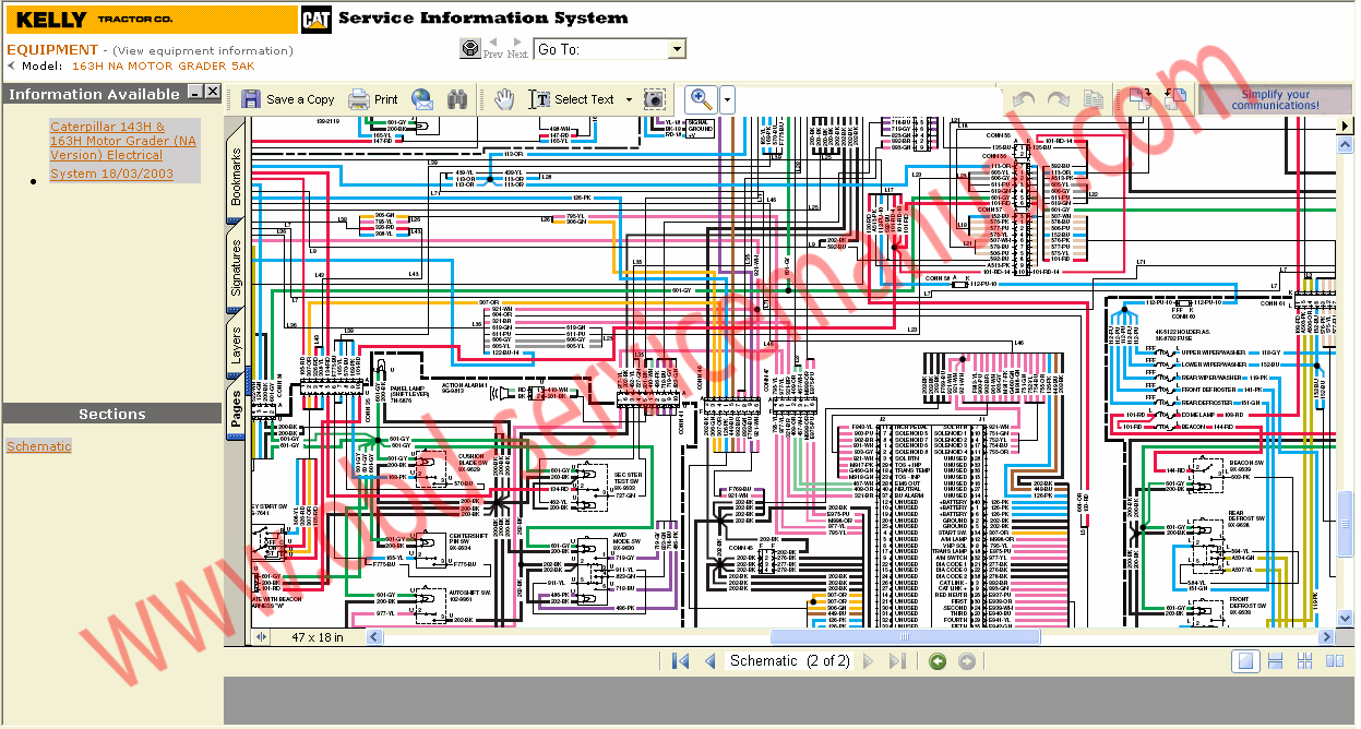 โปรแกรมรวมคู่มือซ่อม+WIRING DIAGRAM+PART CATALOG CATERPILLAR SIS V.2012
