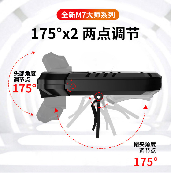 ไฟฉายคาดศีรษะ หรือคาดหมวก แบบ 11 หลอด LED Warsun รุ่น M7 สีเหลือง