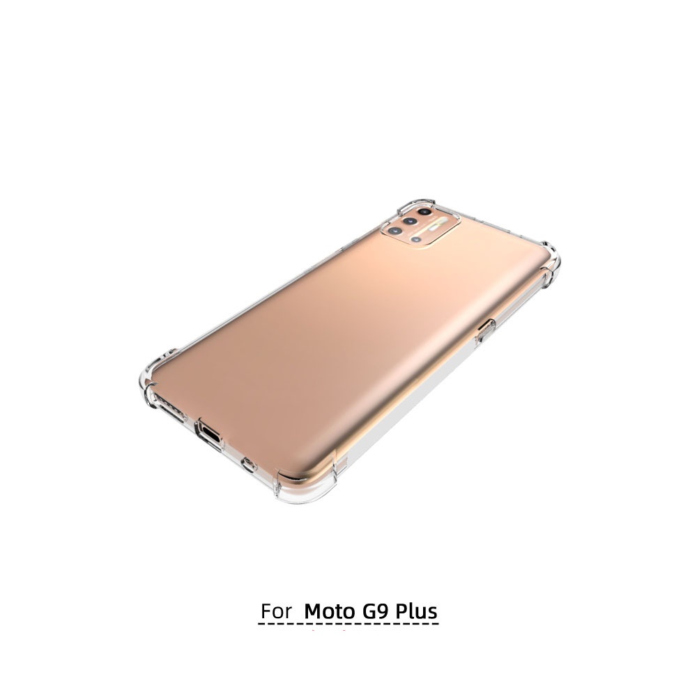 เคส Motorola Moto G9 Plus แบบ TPU ใสเสริมขอบและมุมกันกระแทกหนา 1.5 mm.