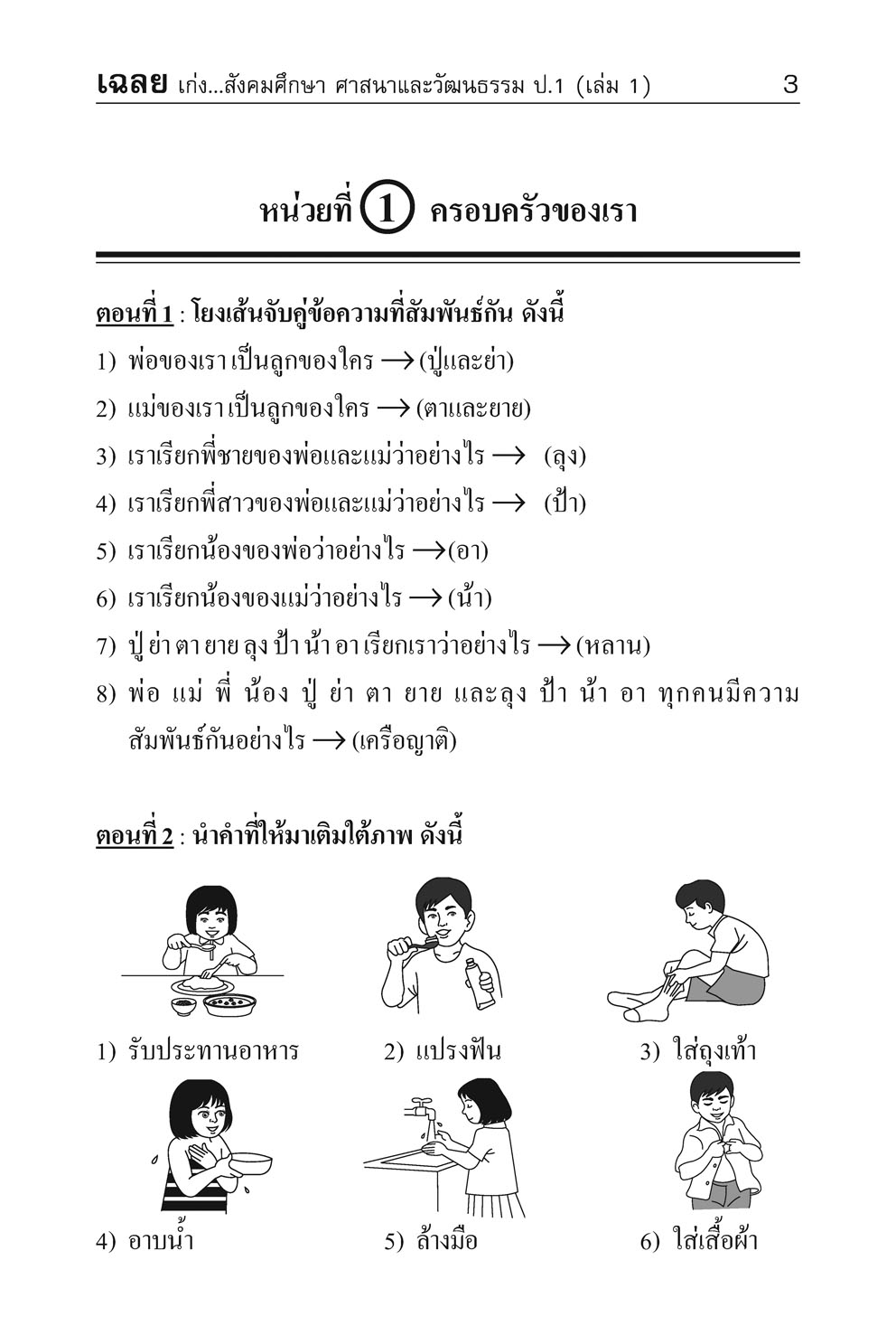 เก่ง สังคมศึกษา ศาสนาและวัฒนธรรม ป.1 เล่ม 1 (หลักสูตร พ.ศ. 2560) โดย พ.ศ. พัฒนา