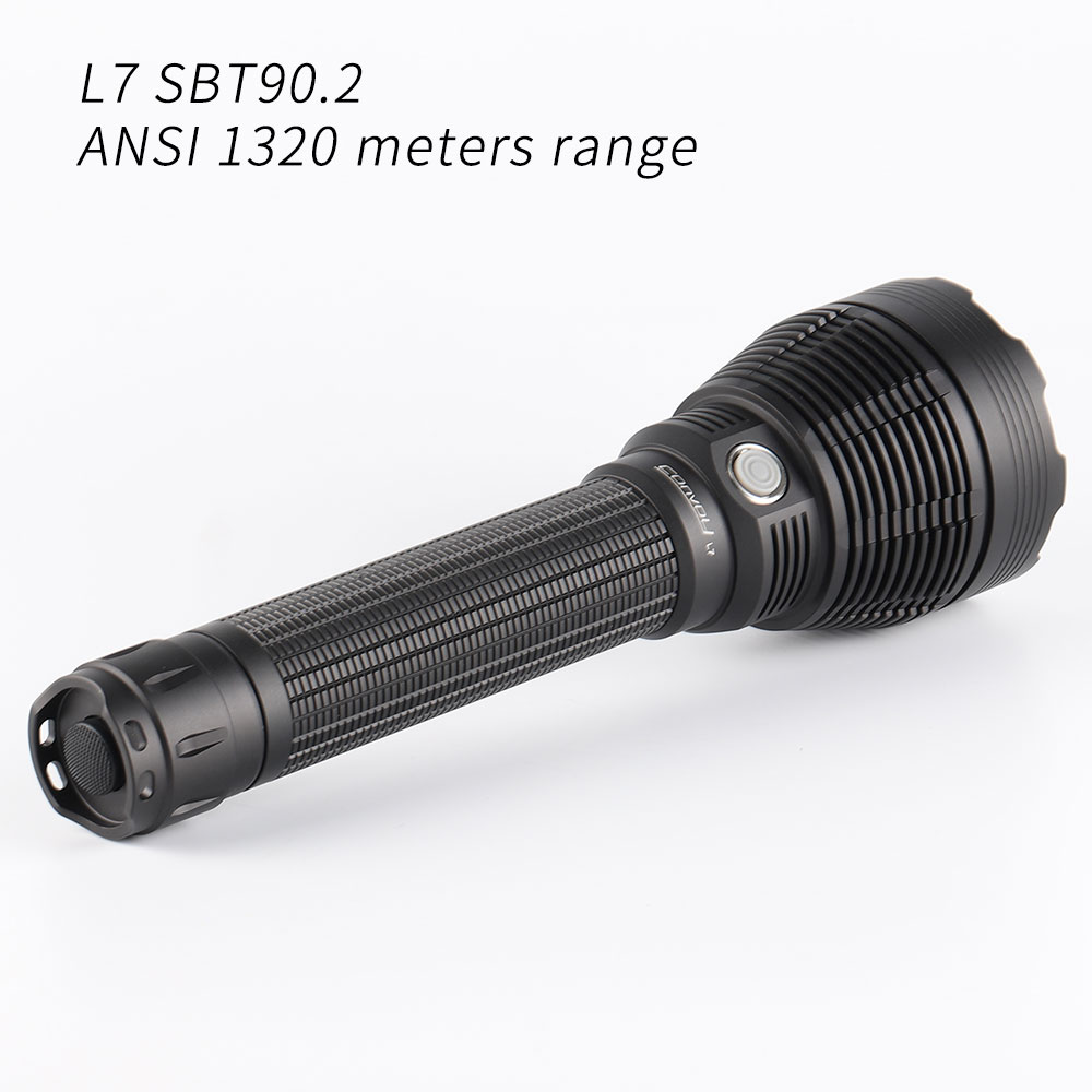 ไฟฉายแรงสูงขนาดใหญ่ แสงสว่างไกล Convoy L7 SBT90.2 Black