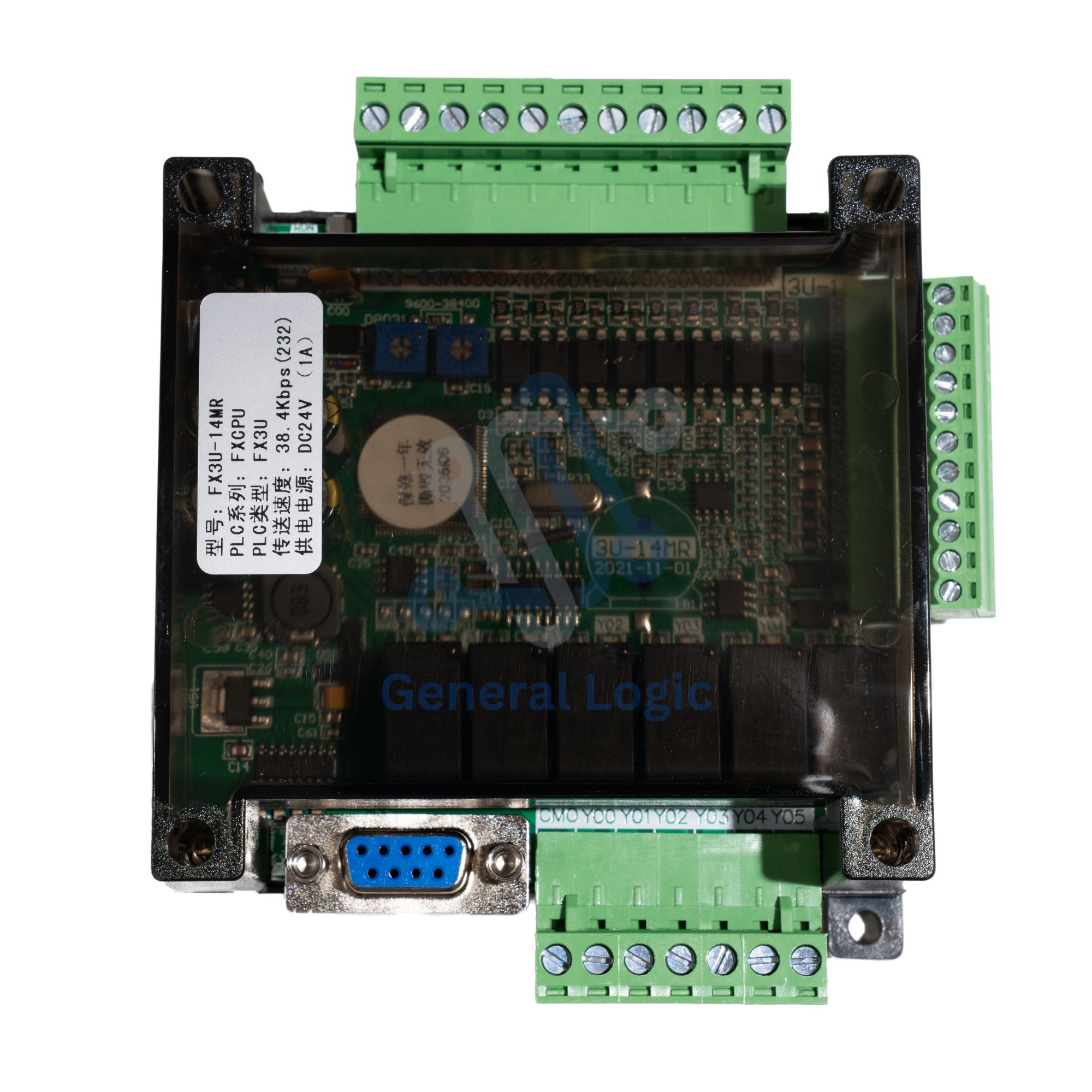 FX3U PLC Board บอร์ดควบคุม อุตสาหกรรม FX3U 14MT / 14MR / 24MT / 24MR