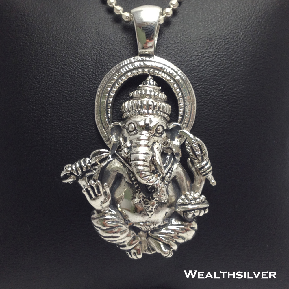 จี้พระพิฆเนศเชฟสี่กรปางประทานพร L