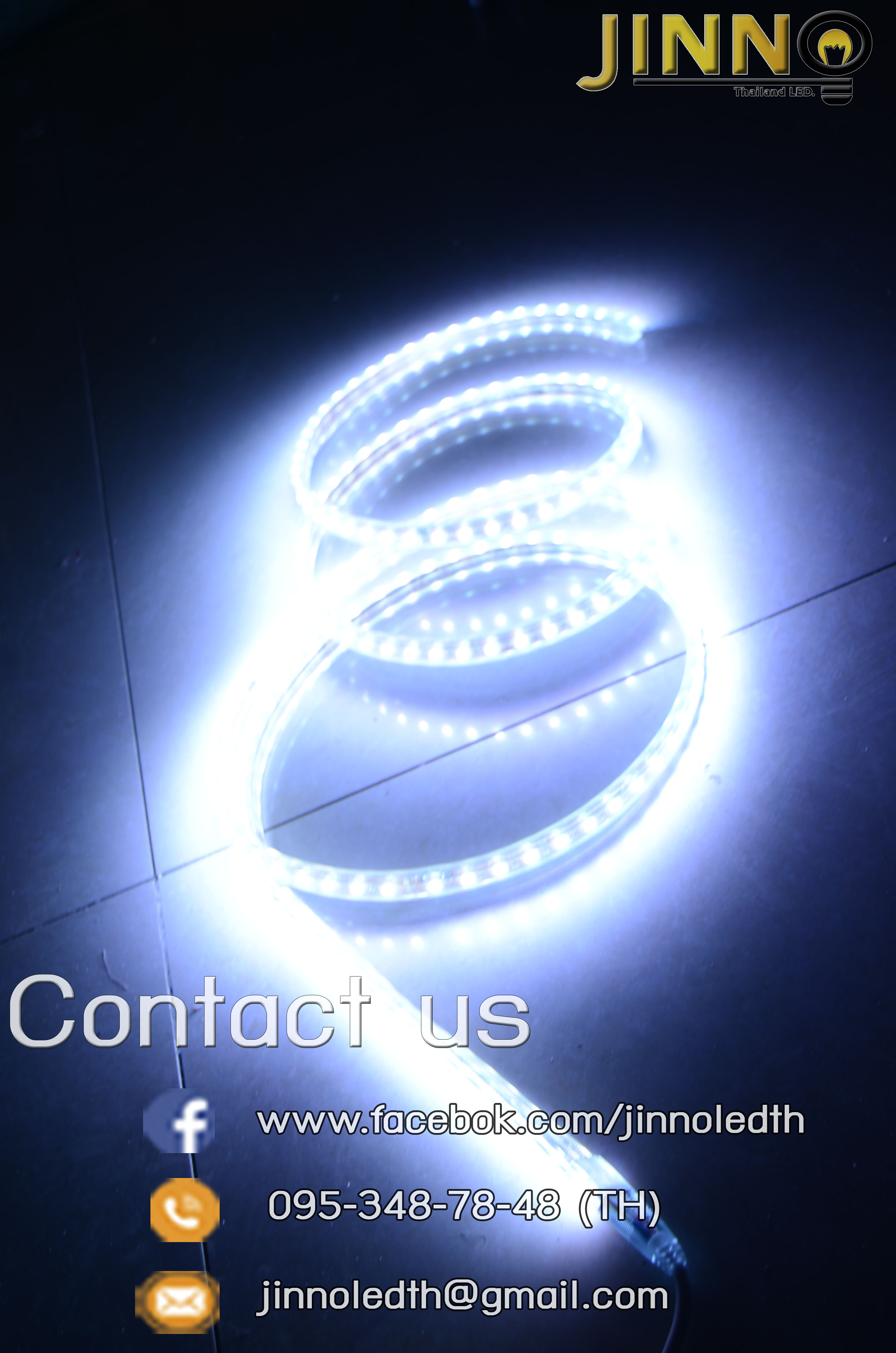 ไฟสายยาง 220v รุ่น SMD5050 60led/m