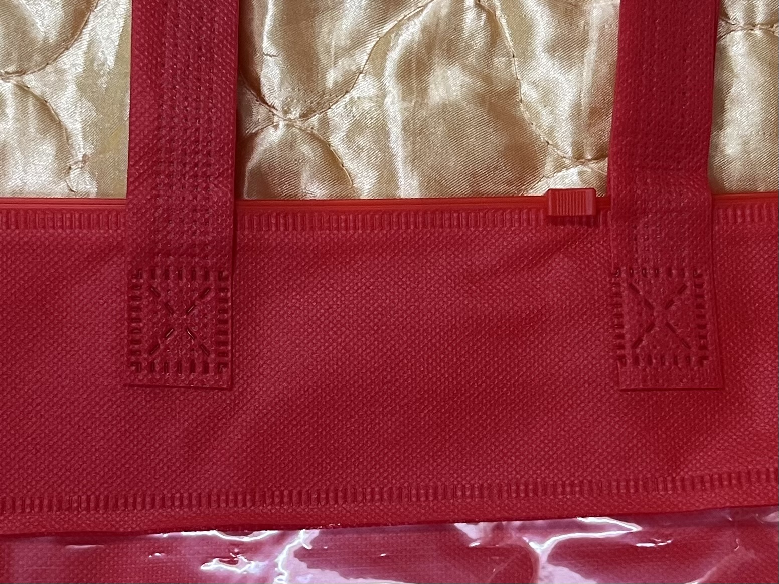 ถุงผ้าสปันบอนด์ มีซิป ใส่ผ้าห่ม ใส่เสื้อผ้า ใส่ตุ๊กตา 45x45cm / 45x47cm