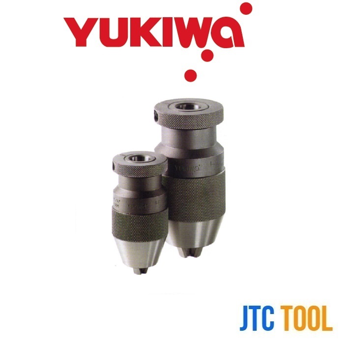 หัวจับดอกสว่านแบบมือบิดรูเตเปอร์ - Keyless Drill Chucks Silver Type [Brand: Yukiwa]