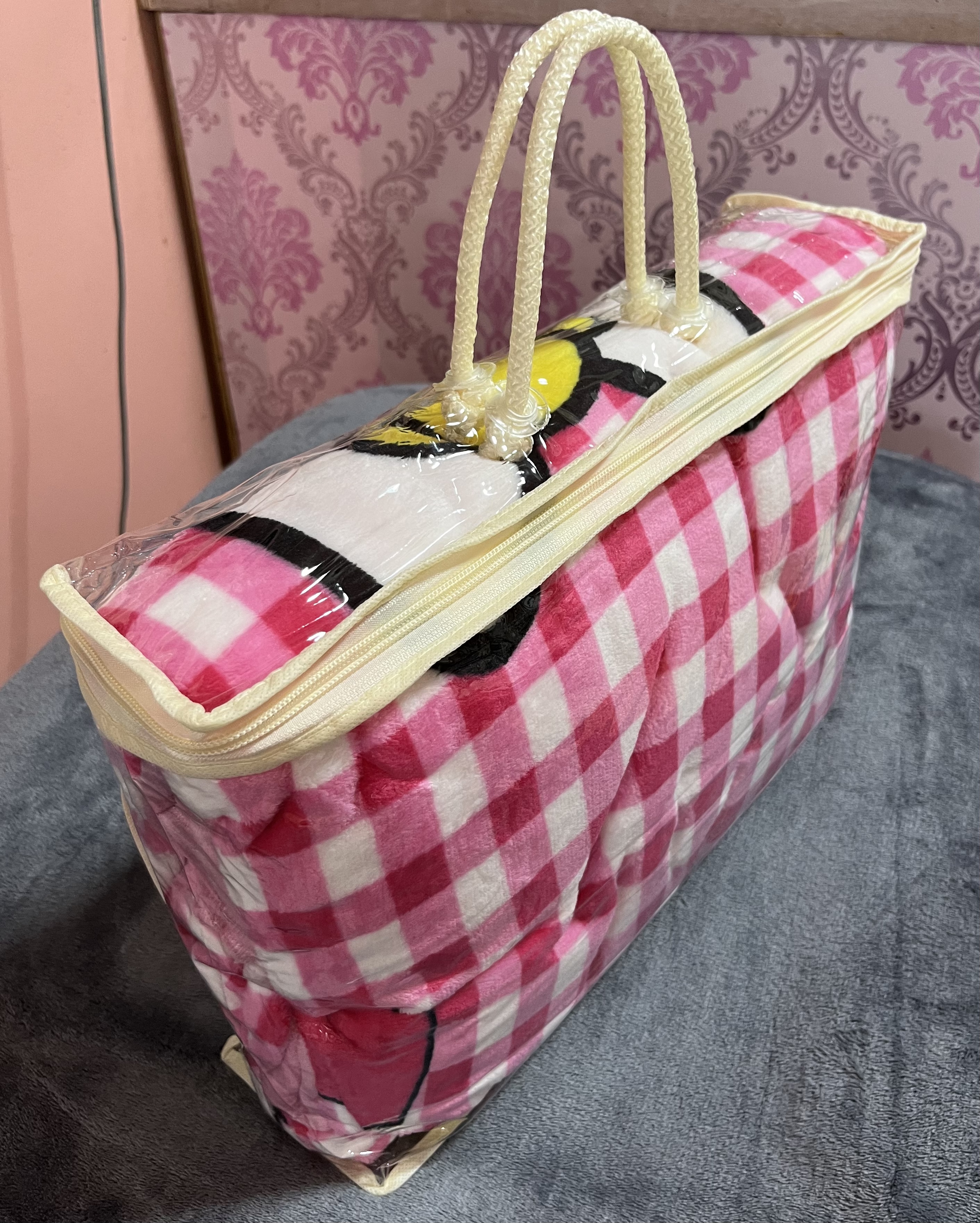 กระเป๋าซิป PVC แบบพลาสติกใส เกรดA คุณภาพอย่างดี เนื้อหนา สวยงาม แข็งแรง ตัดเย็บเรียบร้อย ขอบสีครีม