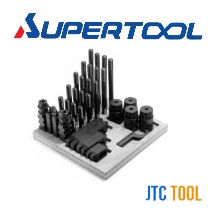 ชุดแคล้มป์จับชิ้นงานแม่พิมพ์ - Plane Clamp Kit [Brand: Supertool]