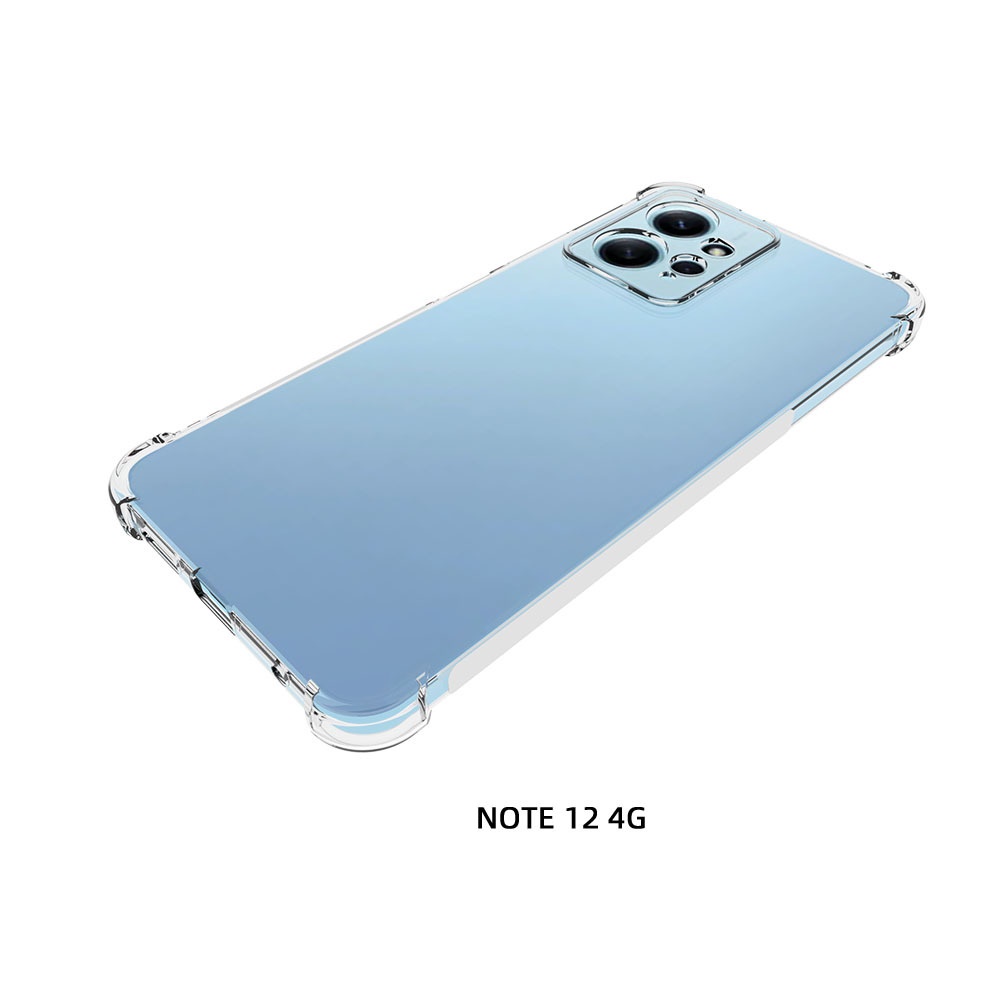 เคส redmi Note 12 4G แบบ TPU ใสเสริมขอบและมุมกันกระแทก