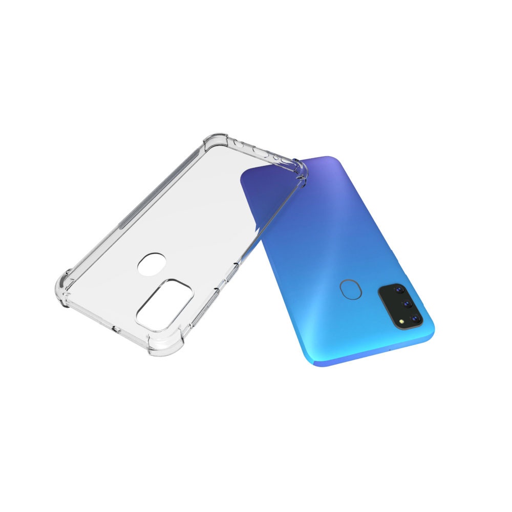 เคส Samsung Galaxy M30s แบบ TPU ใสเสริมขอบและมุมกันกระแทก